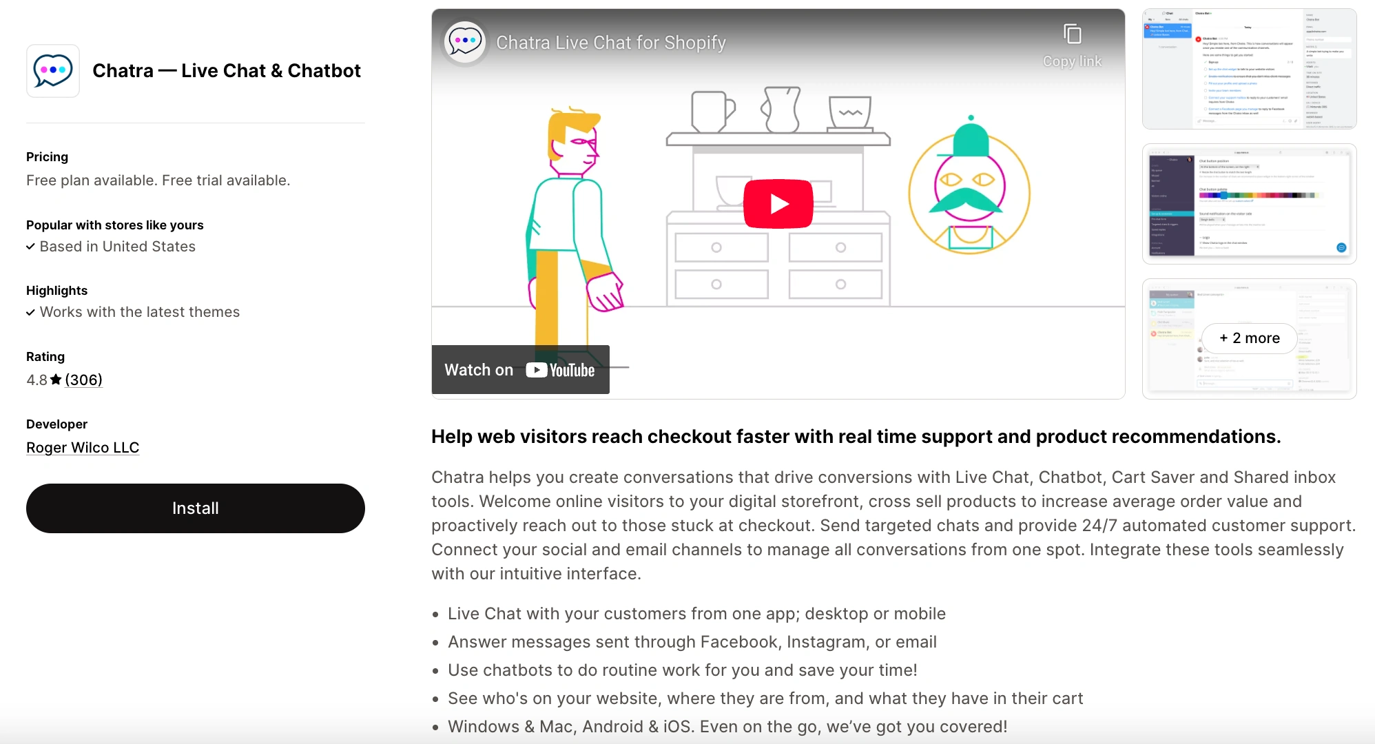 chatra simple live chat and chatbot tools