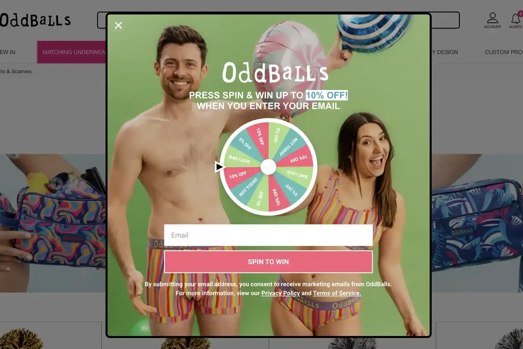gamified loyalty rewards spin to win