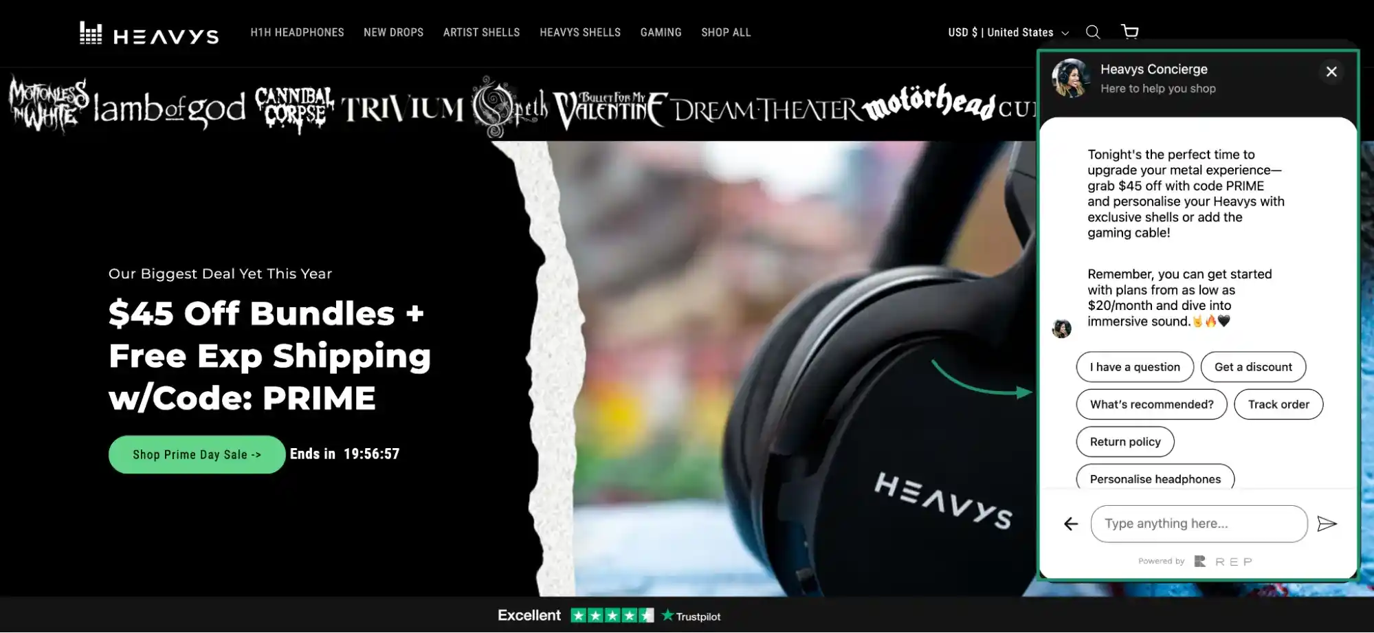 headphone brand heavys uses ai concierge to boost conversions