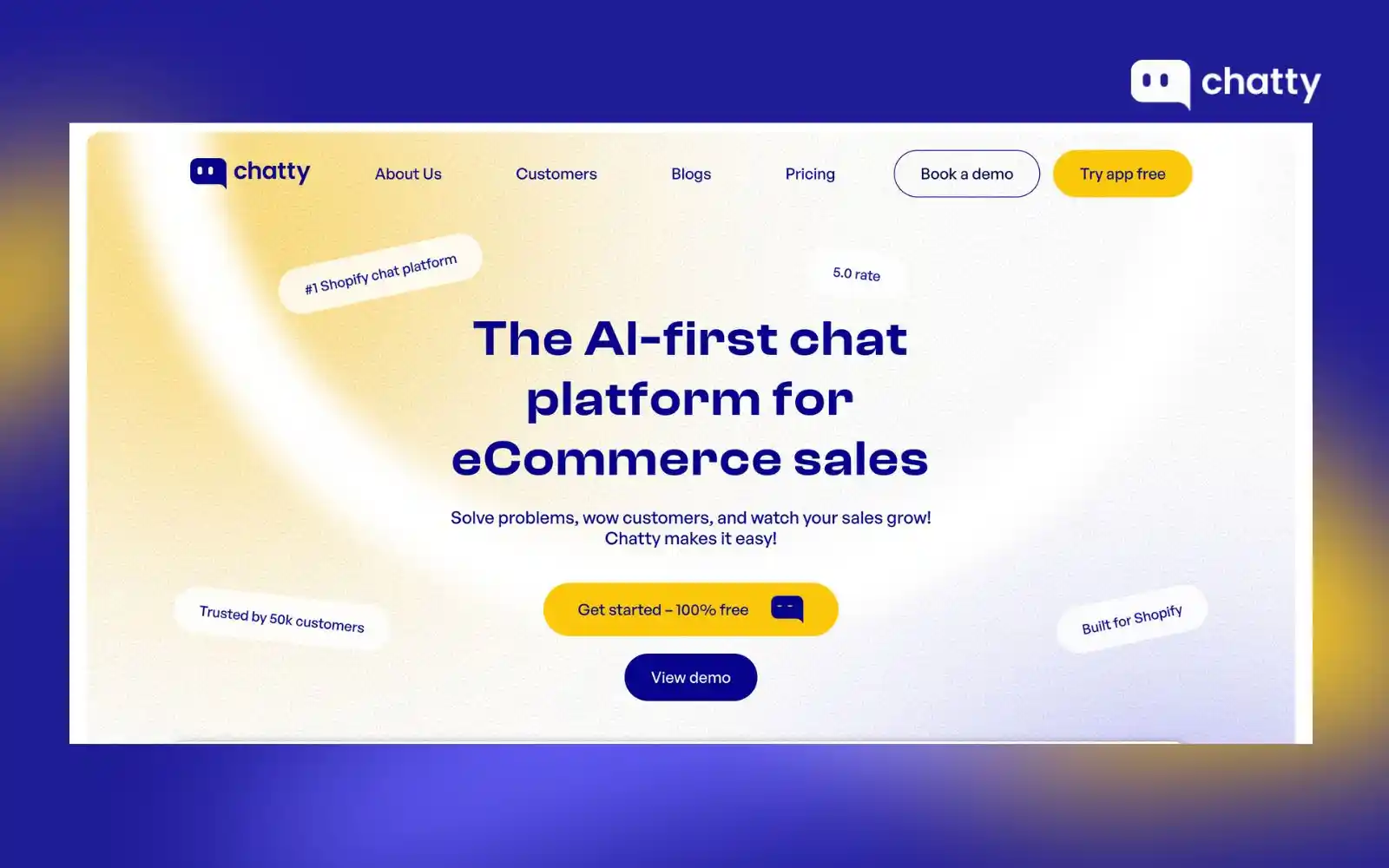 chatty ai customer service