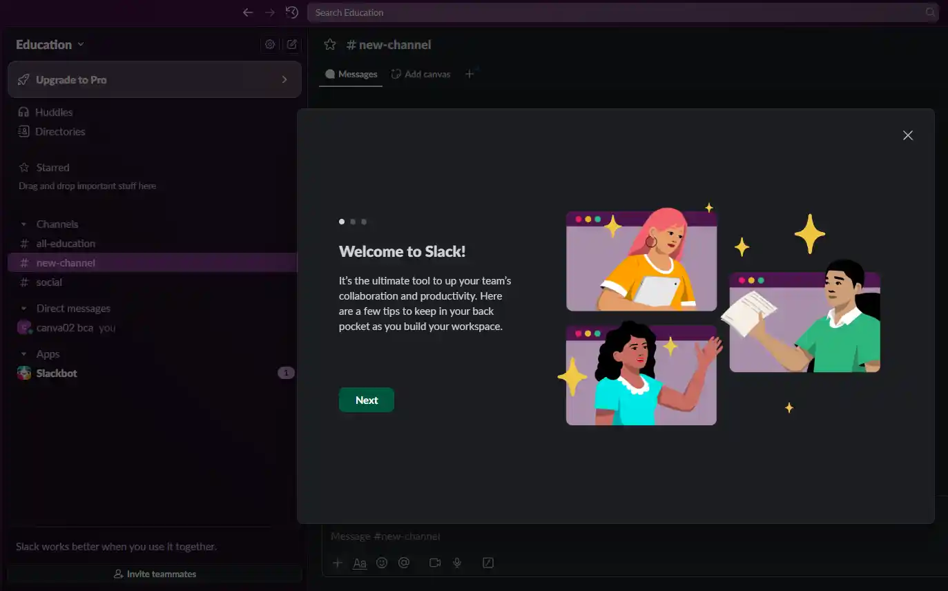 cxa onboarding automatio slack case