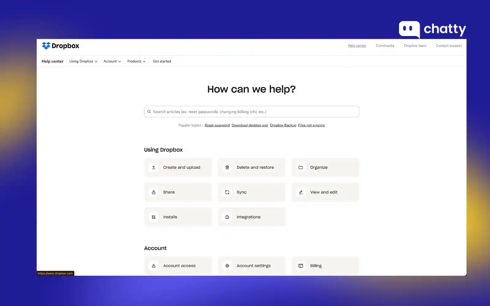 knowledge base and self service workflow