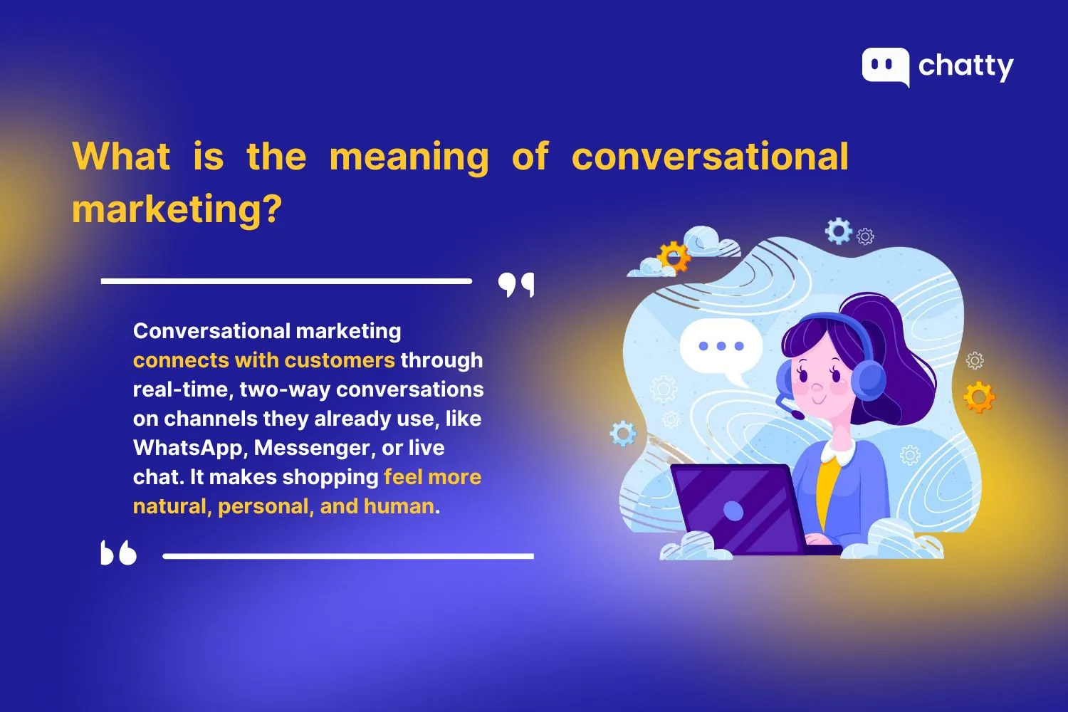 meaning of conversational marketing