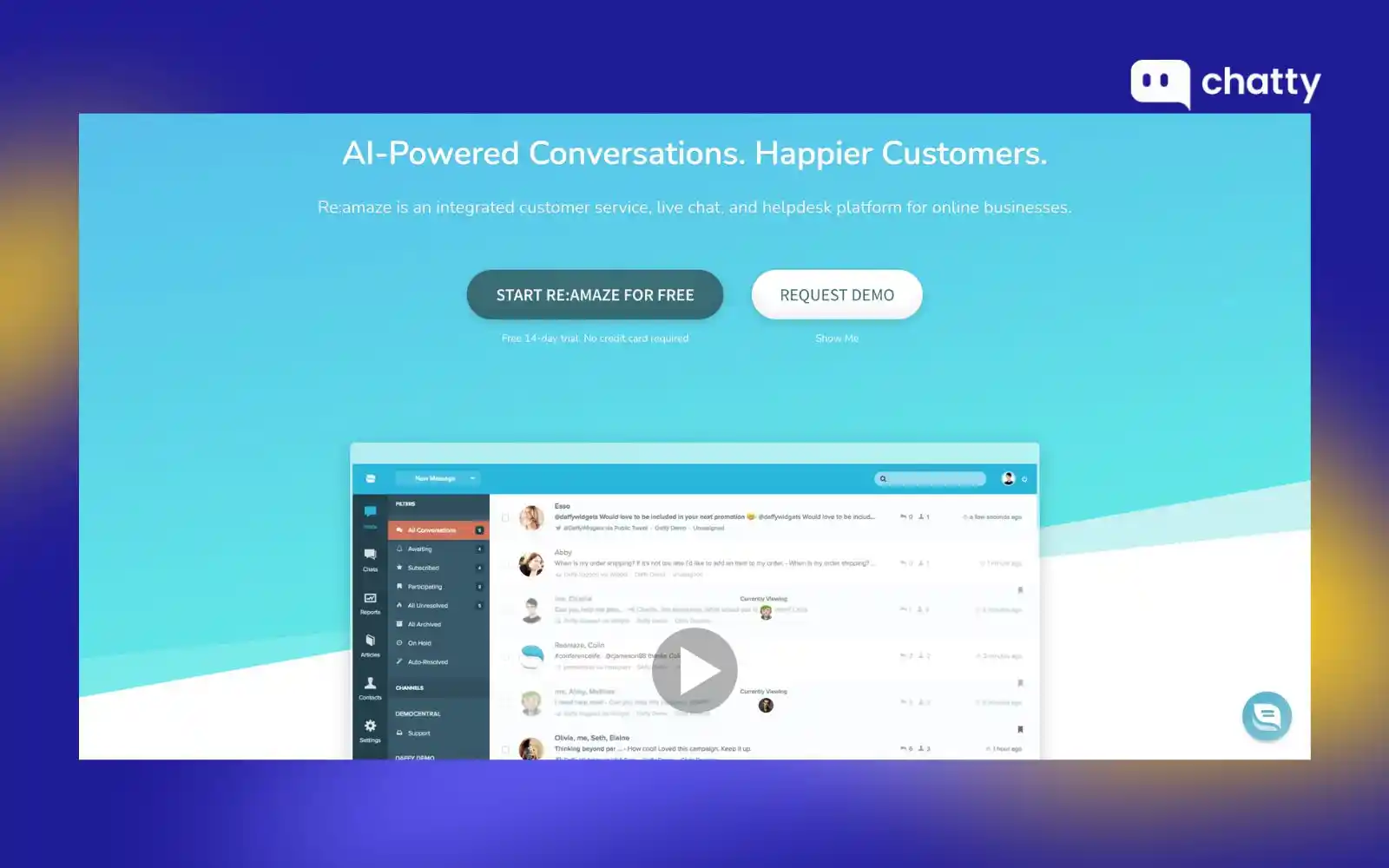reamaze ai customer service