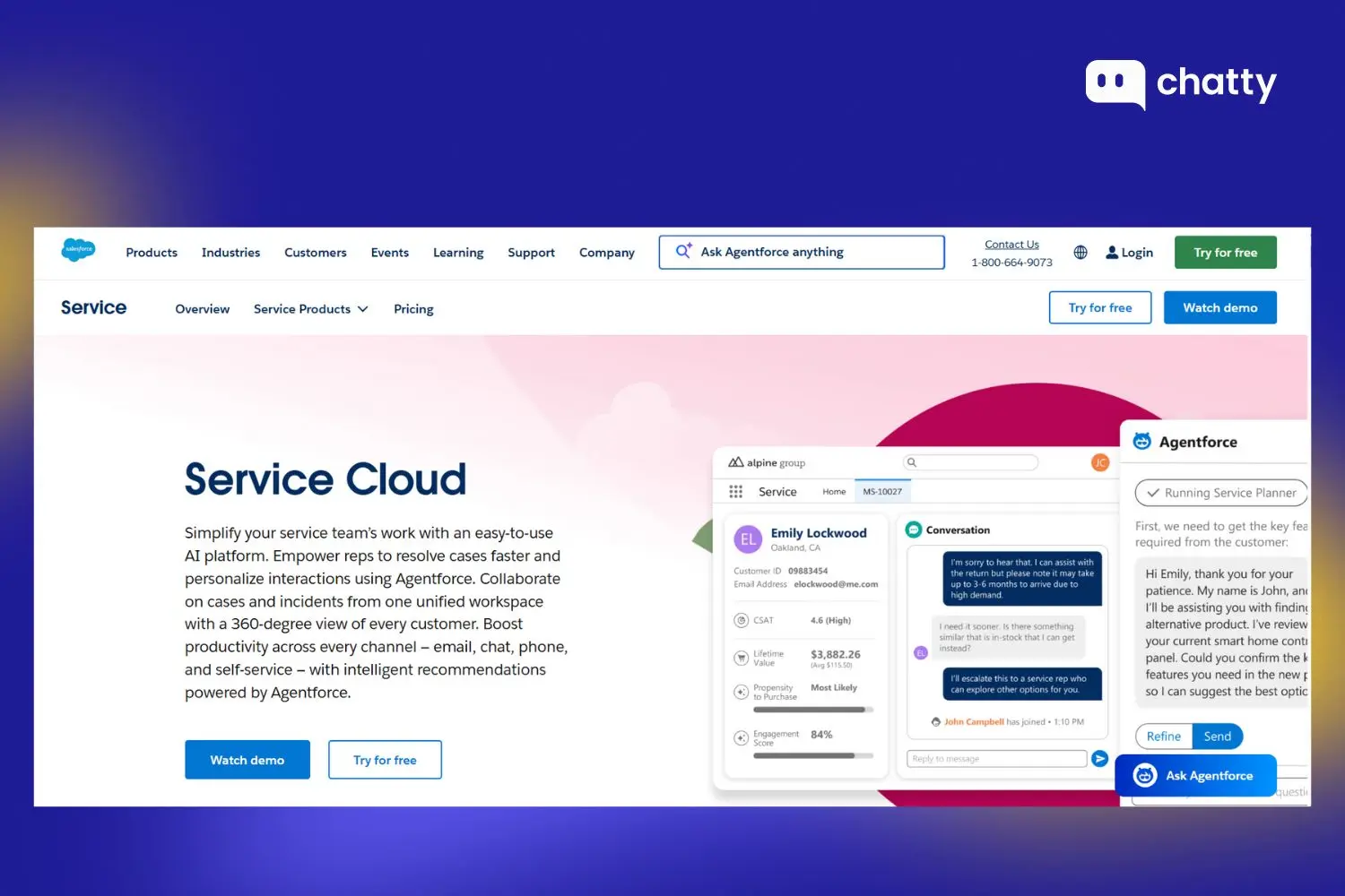 salesforce service cloud