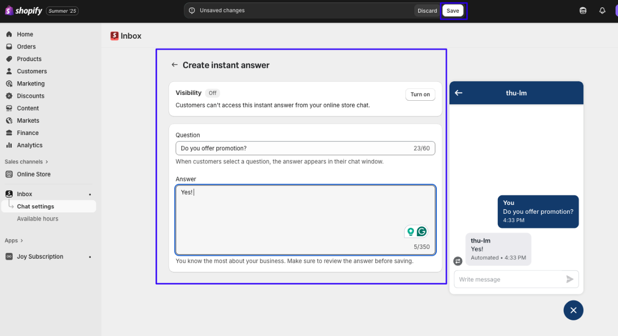 A set of common FAQs with full responses. 