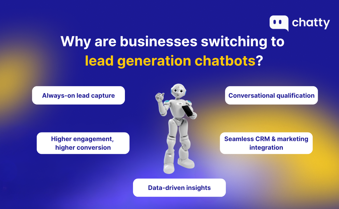 benefits of lead generation chatbots