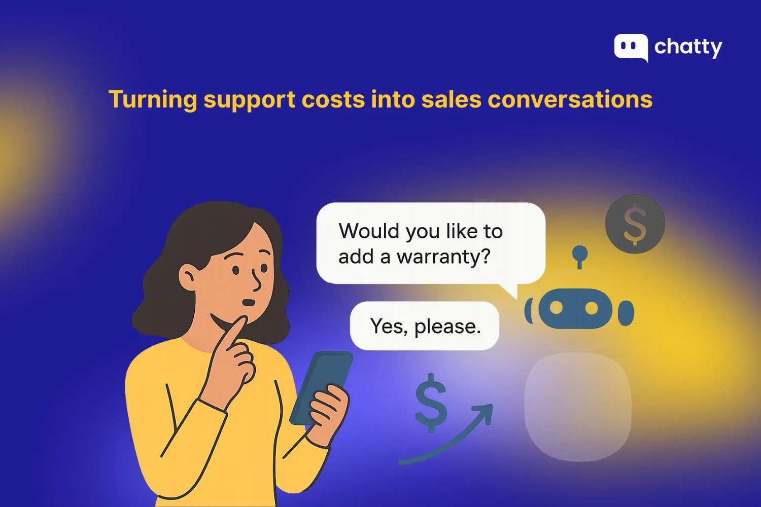 Turning support costs into sales conversations