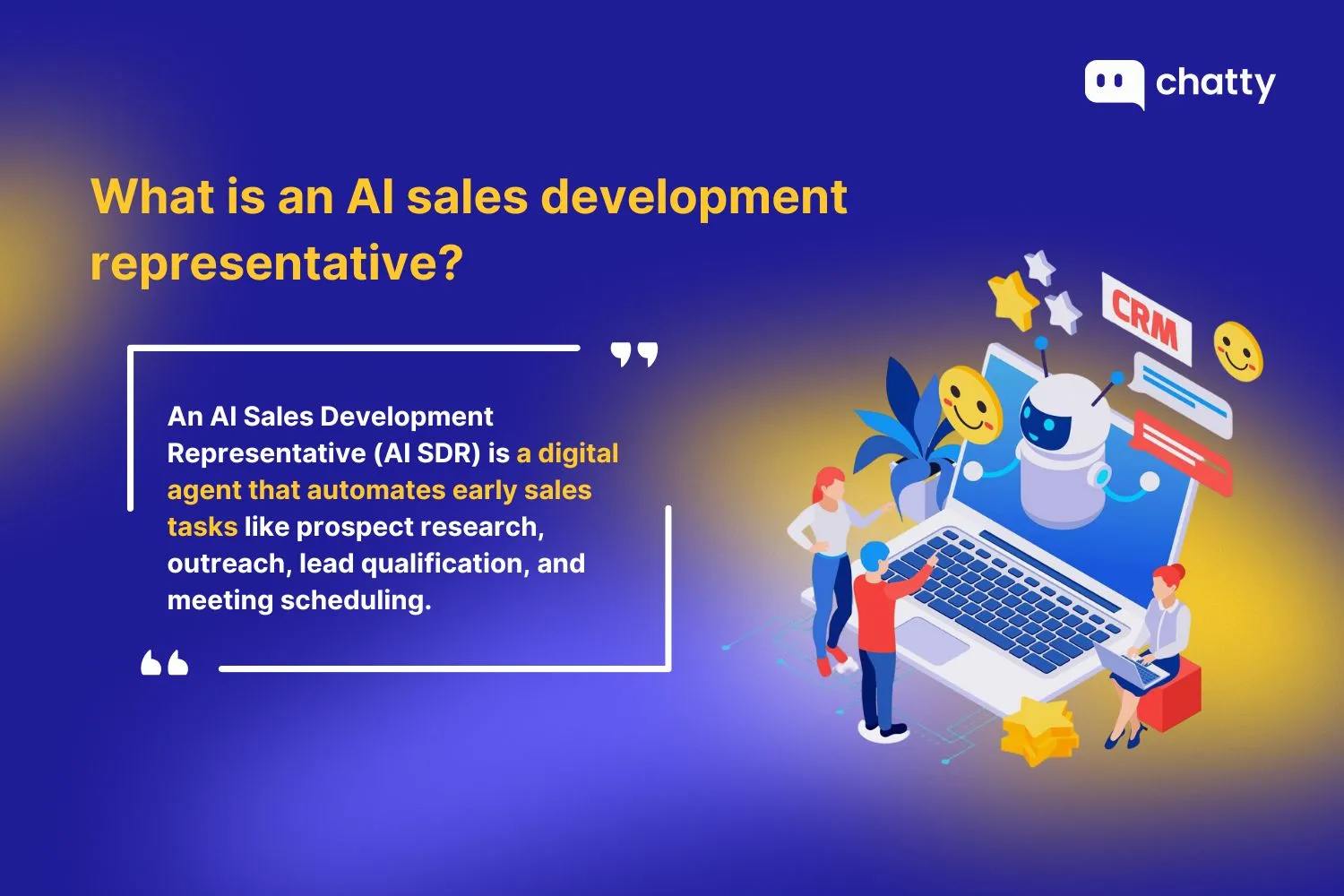 What is an AI sales development representative