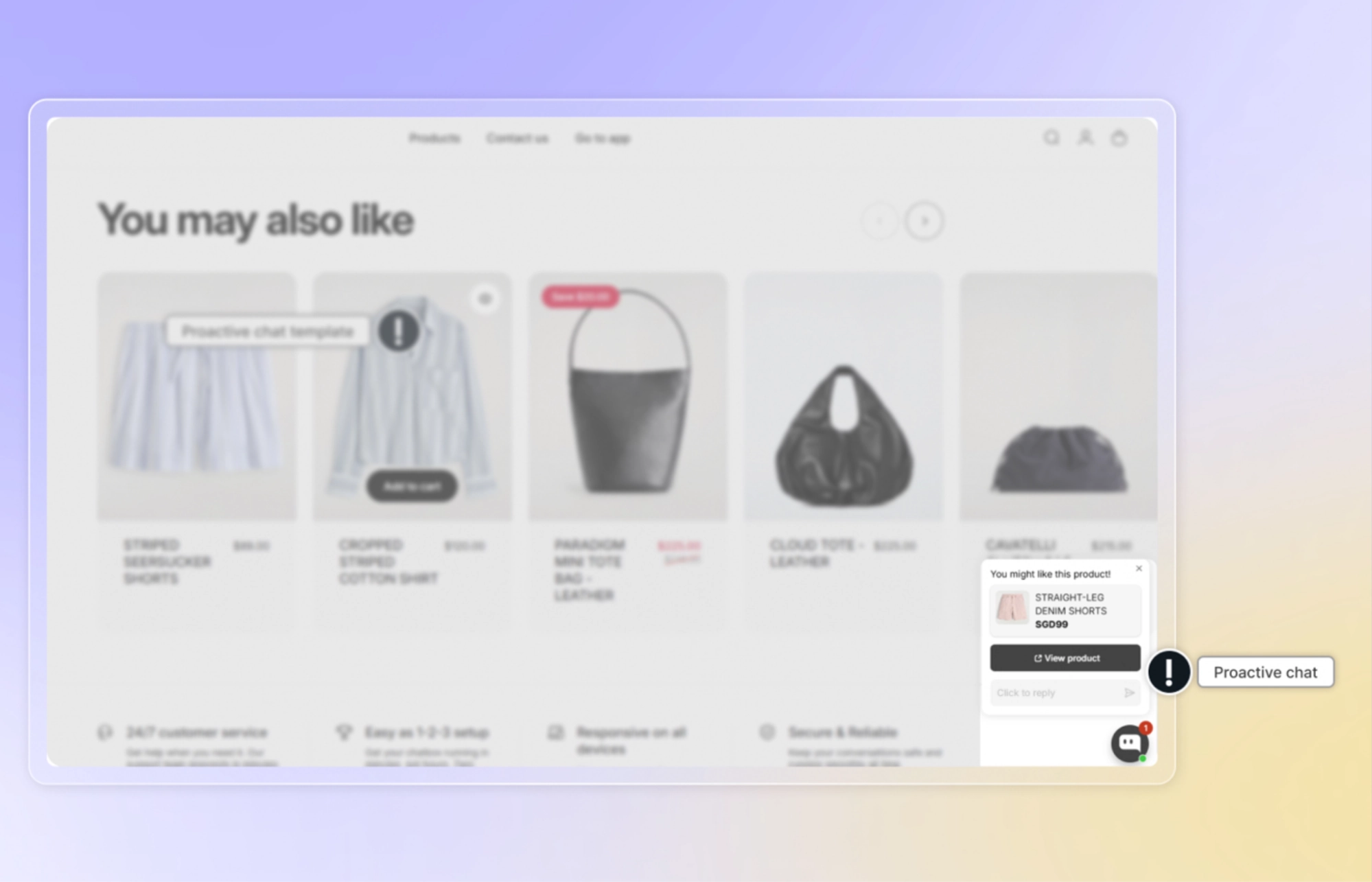 chatty ai driven onsite recommendations and proactive chat