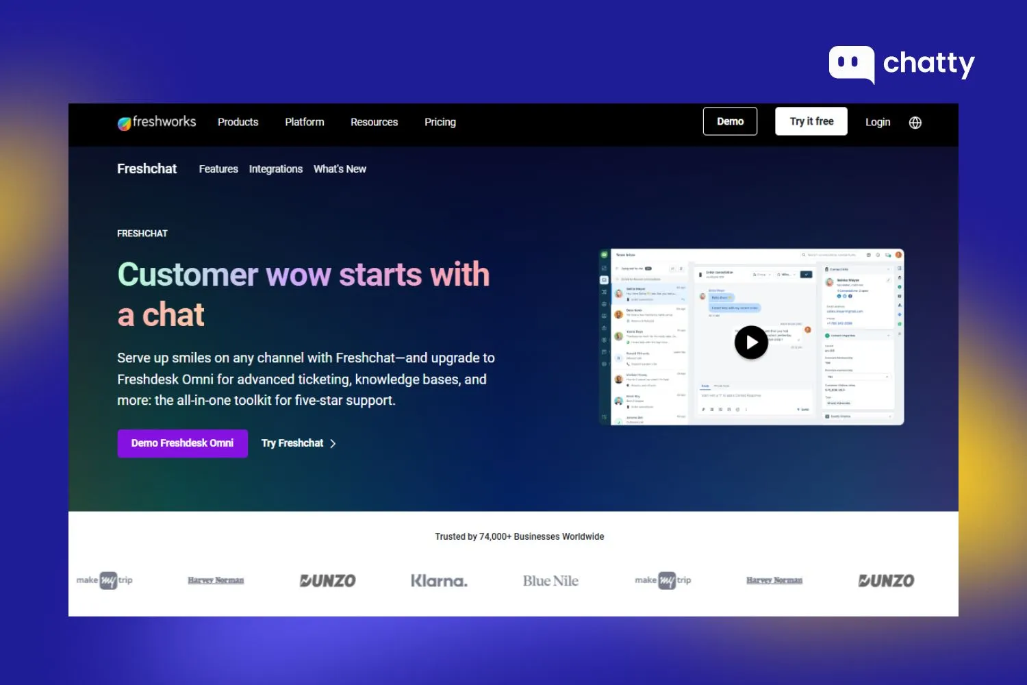freshchat chatbot