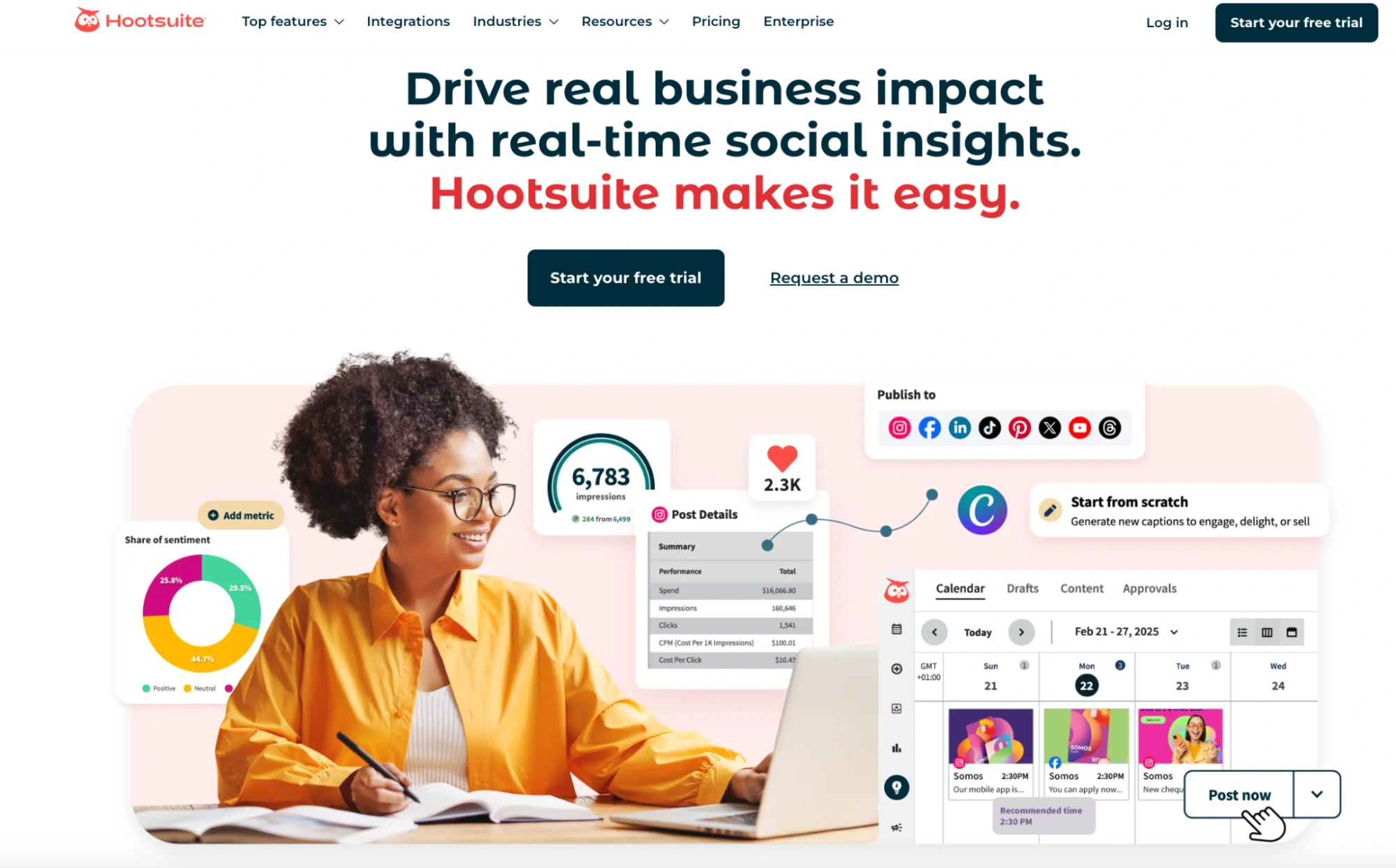 Heyday by Hootsuite AI chat for retail and D2C