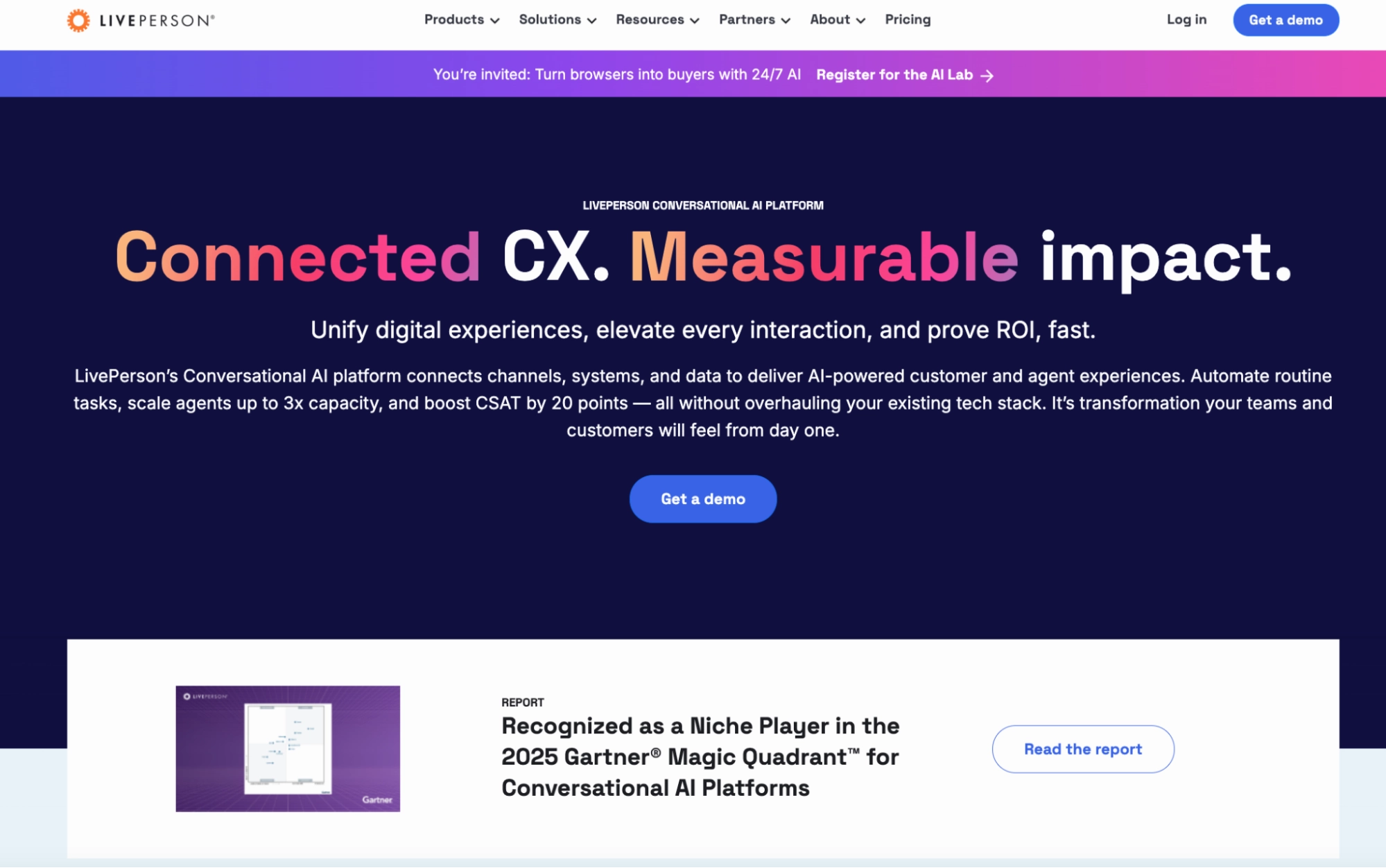 LivePerson omnichannel enterprise conversational AI