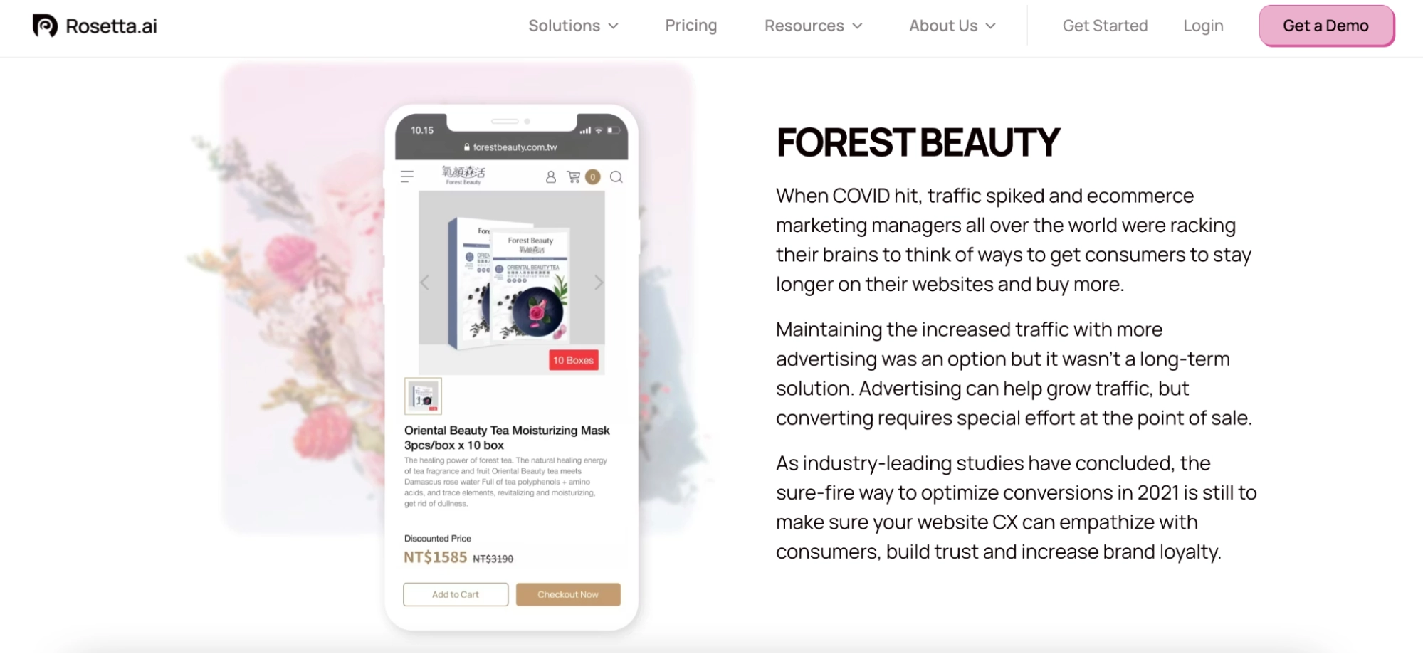 rosetta ai forest beauty case study