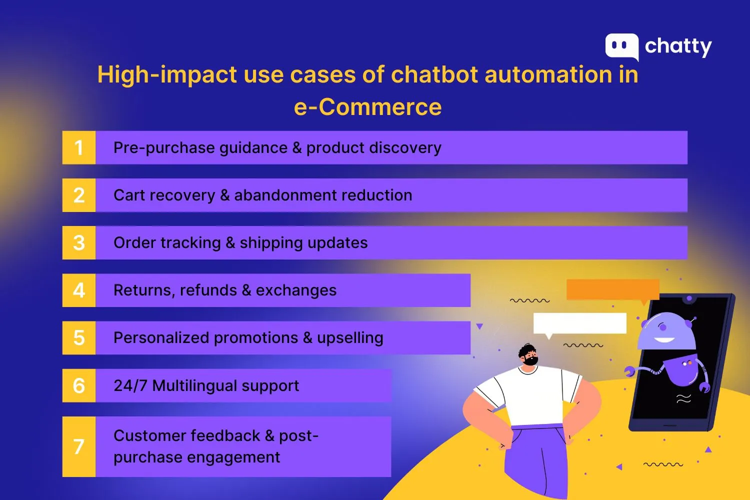use cases of chatbot automation