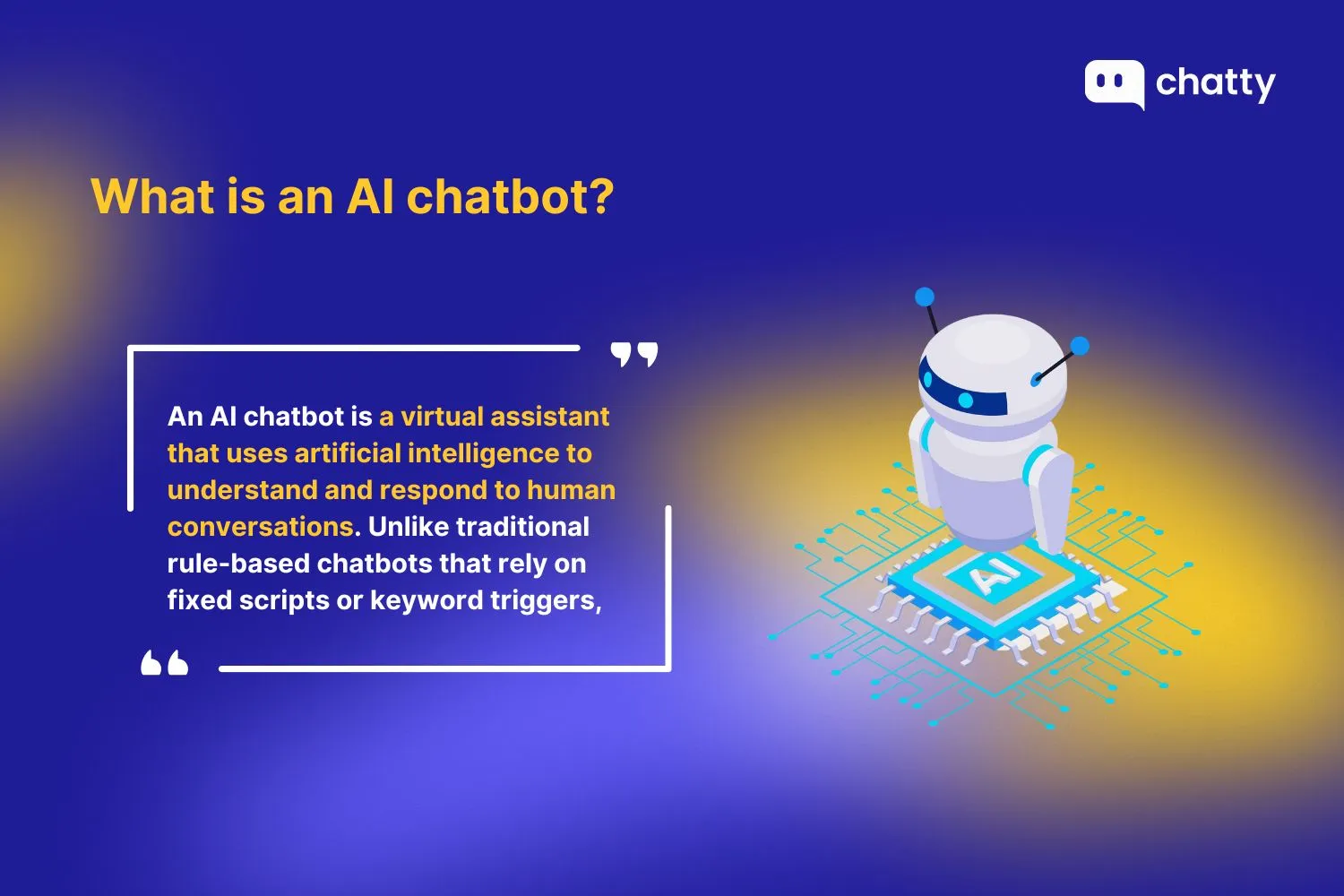 what is an ai chatbot