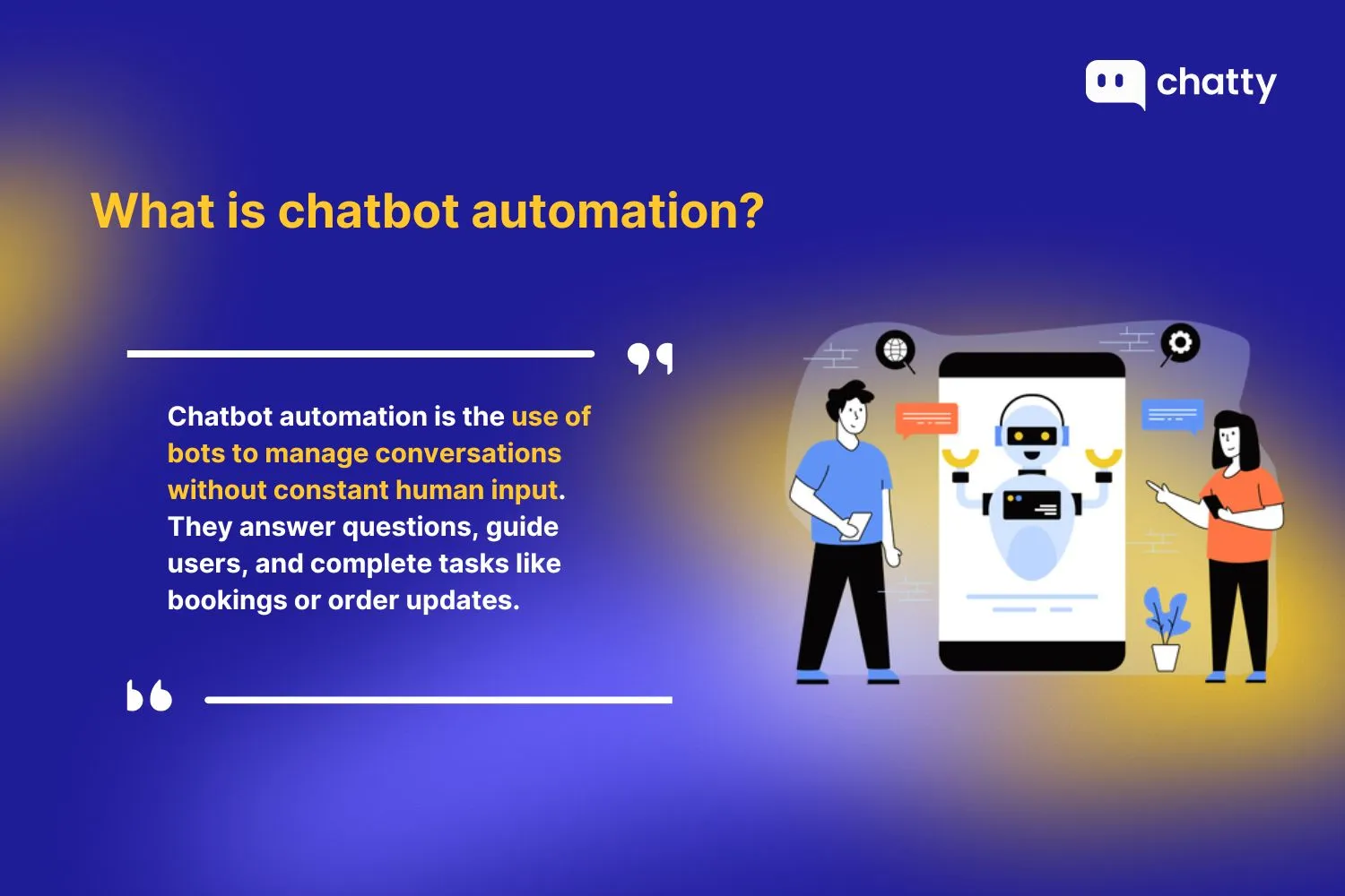 what is chatbot automation