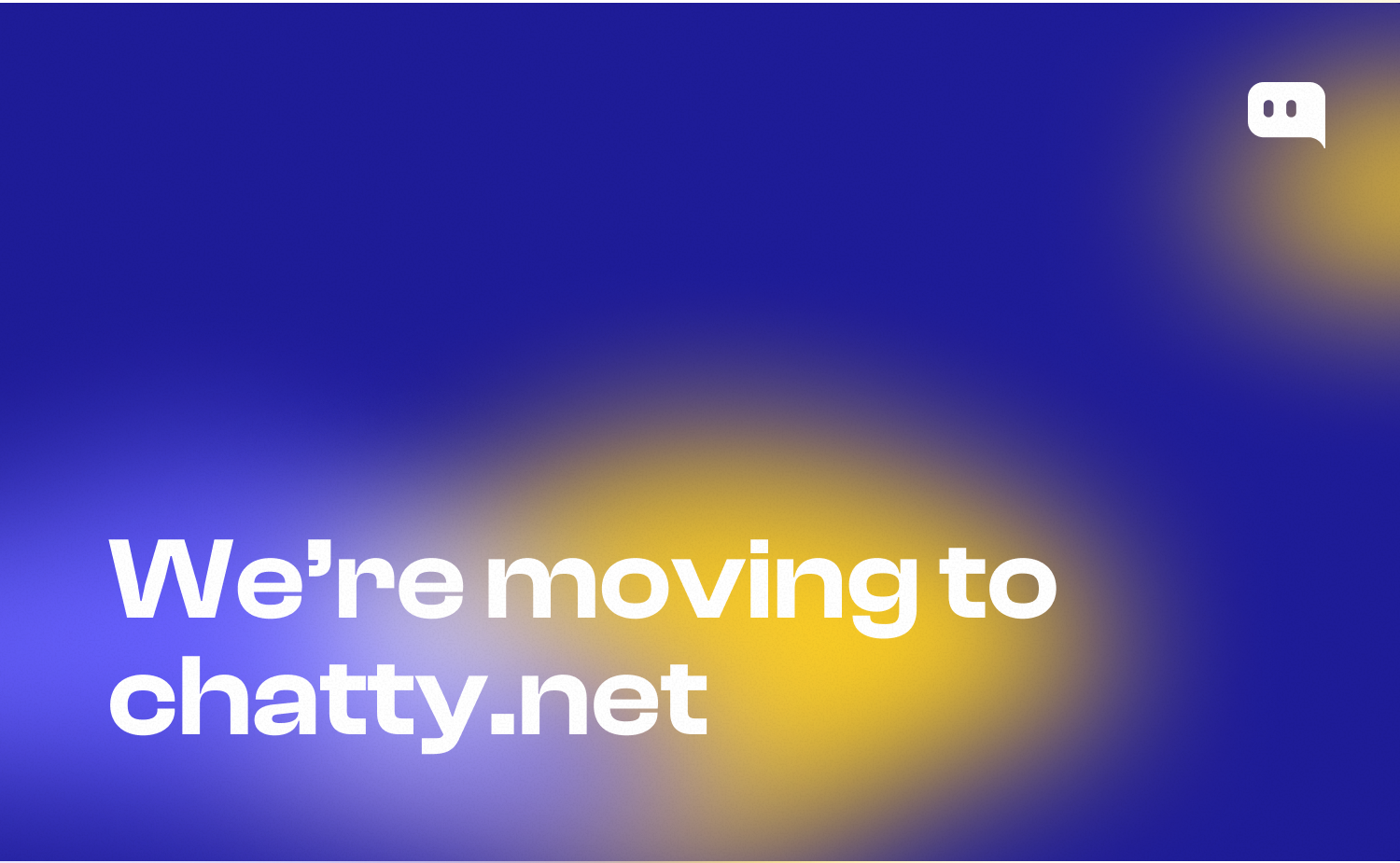 moving to chatty.net