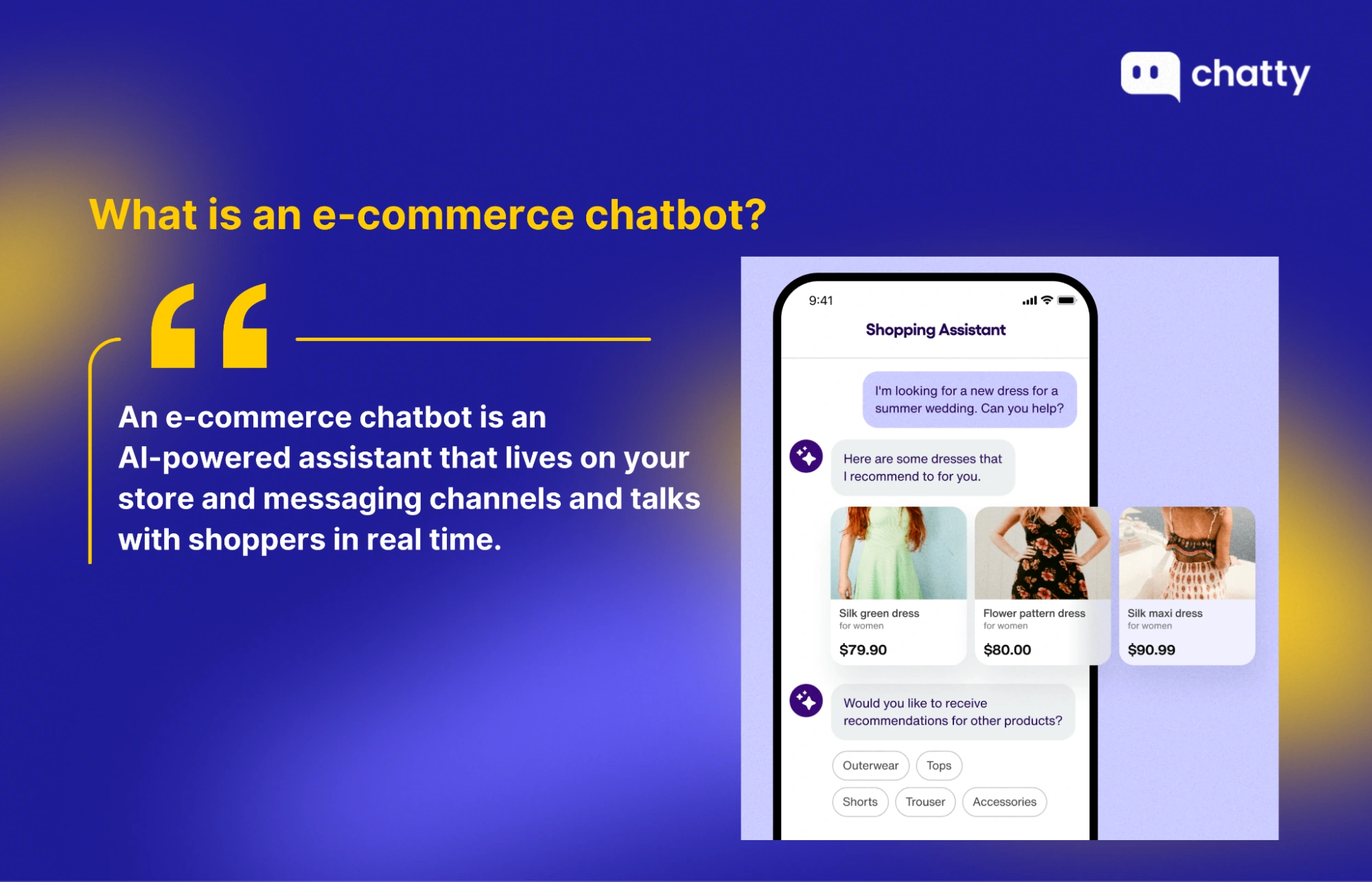 what is an ecommerce chatbot