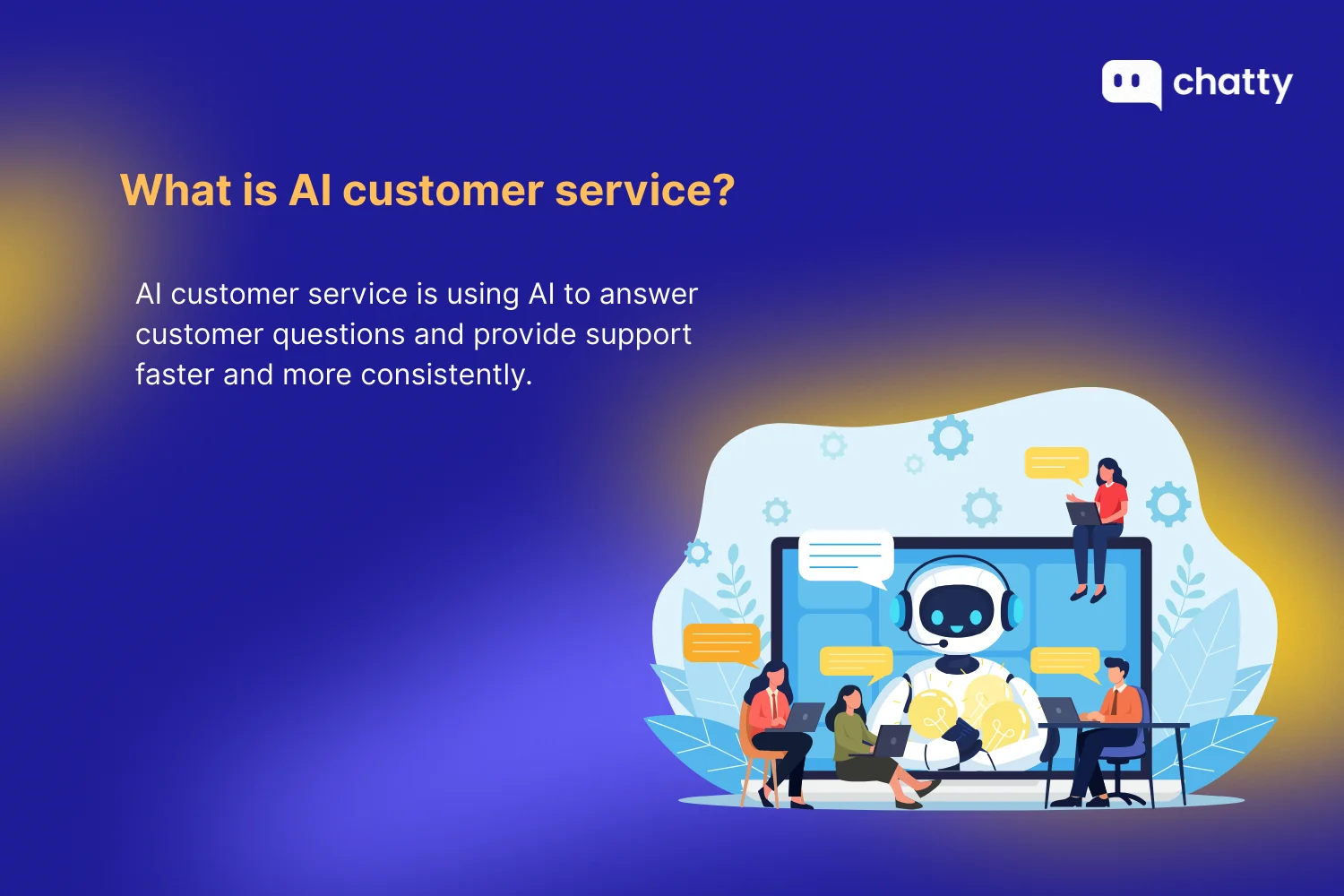 What is AI customer service
