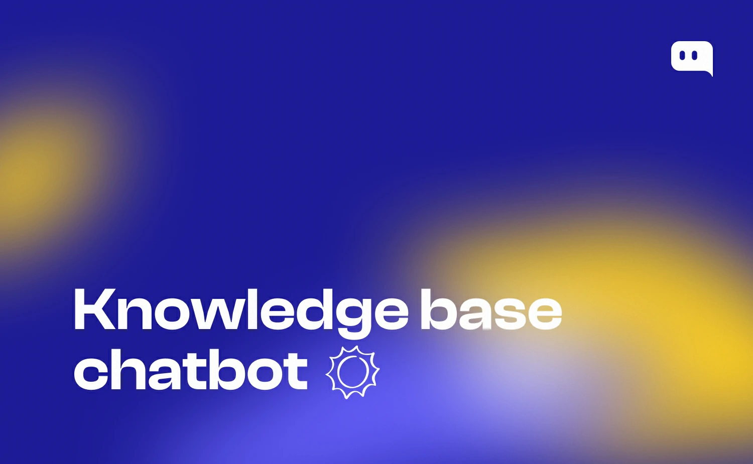 Knowledge base chatbot