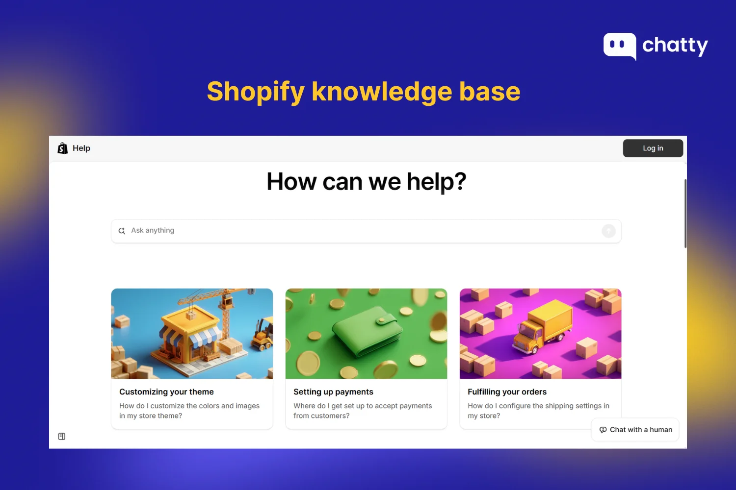 Shopify knowledge base