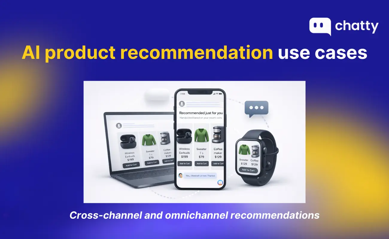 Cross channel omnichannel product recommendations