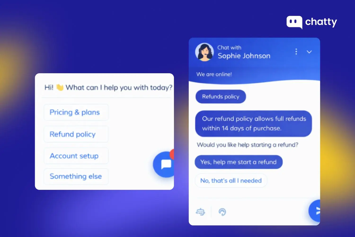 Customer support use cases