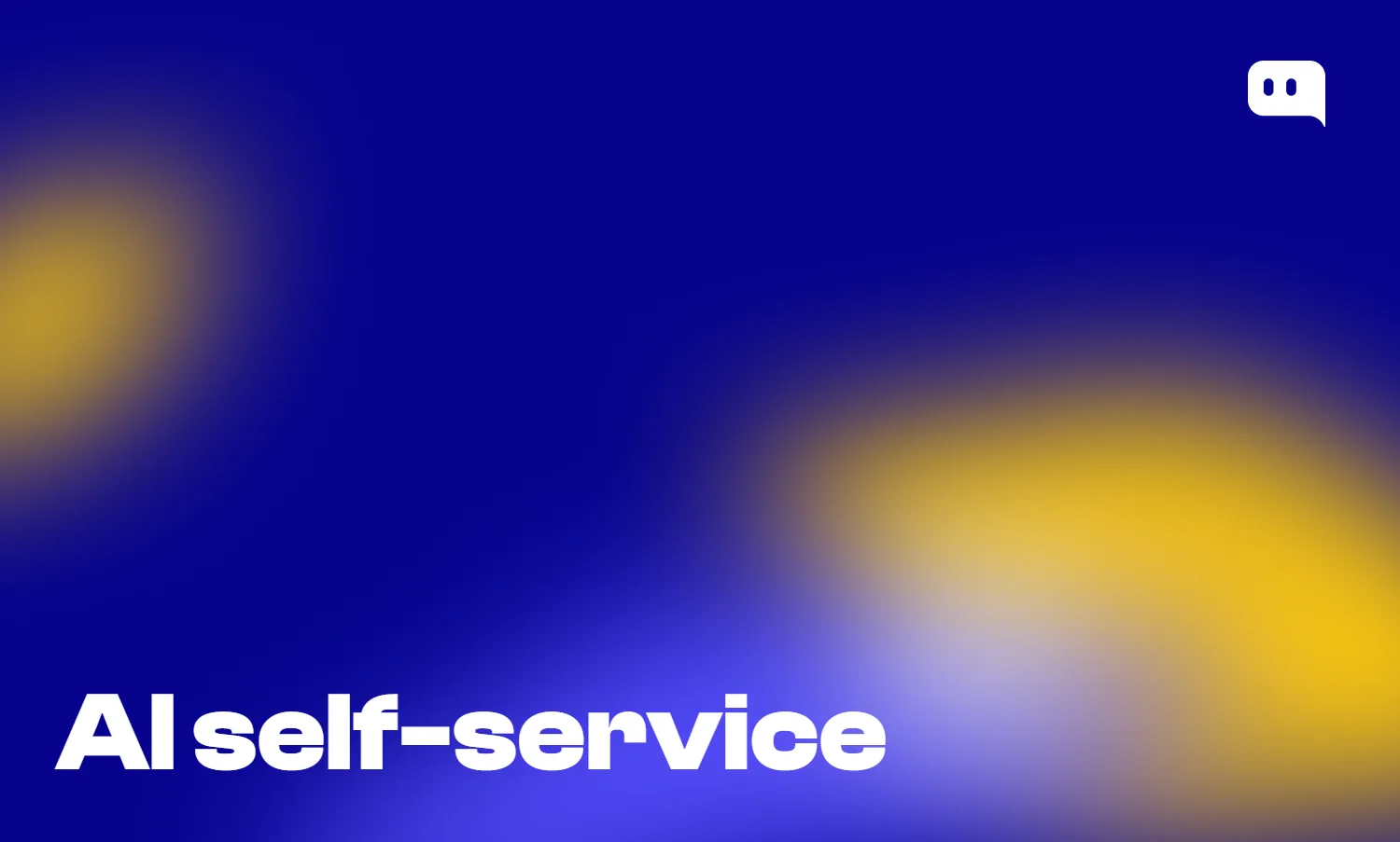 AI self service