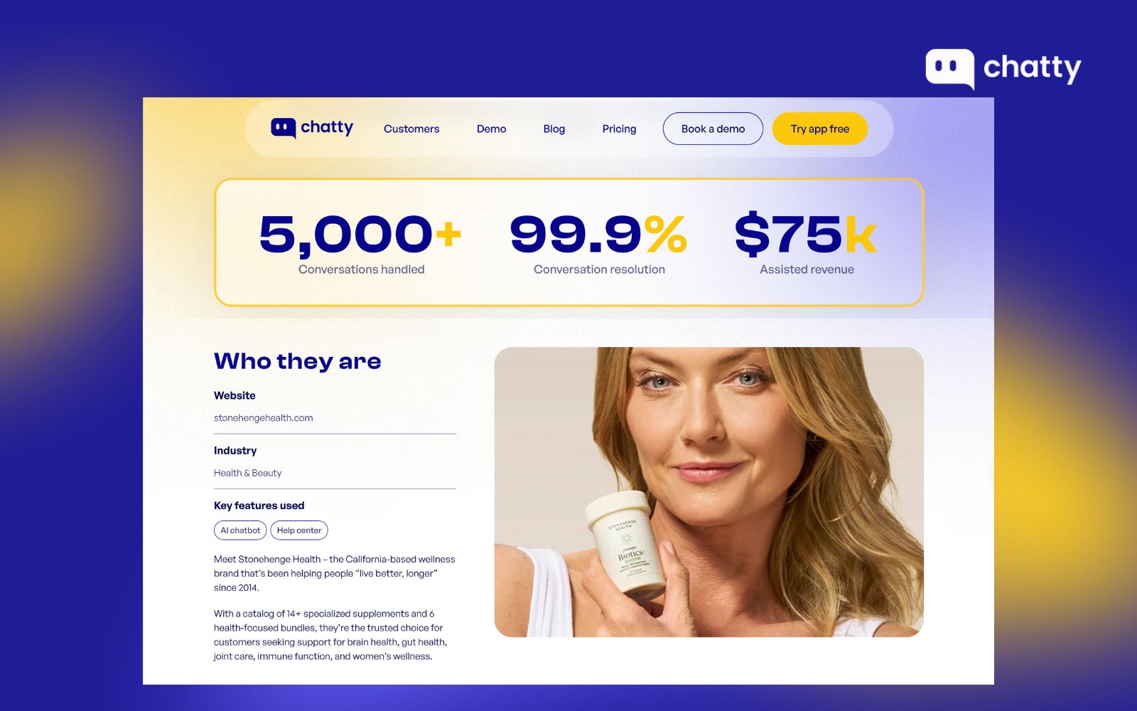 Successful case study using the Chatty platform