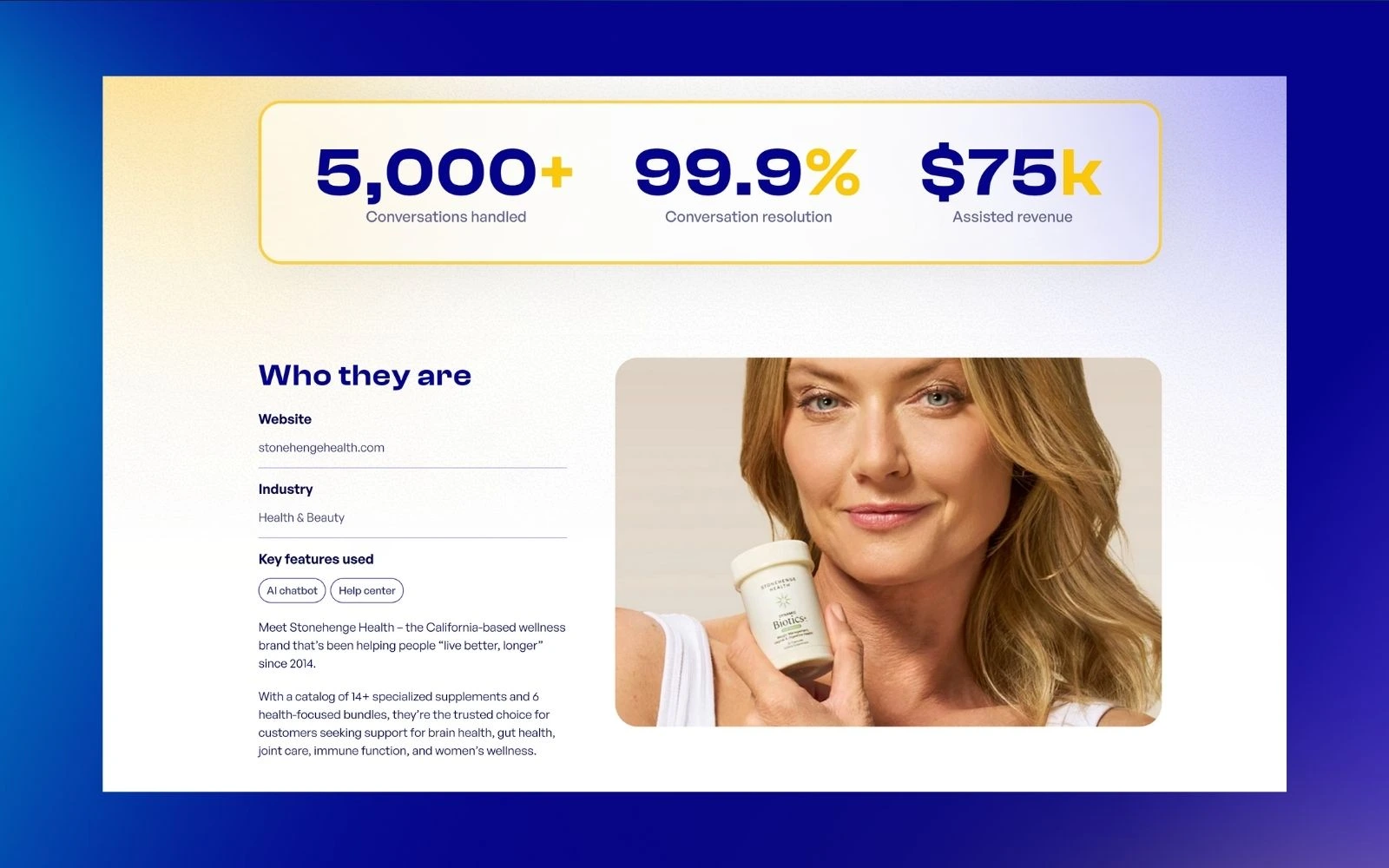 Stonegehealth case study
