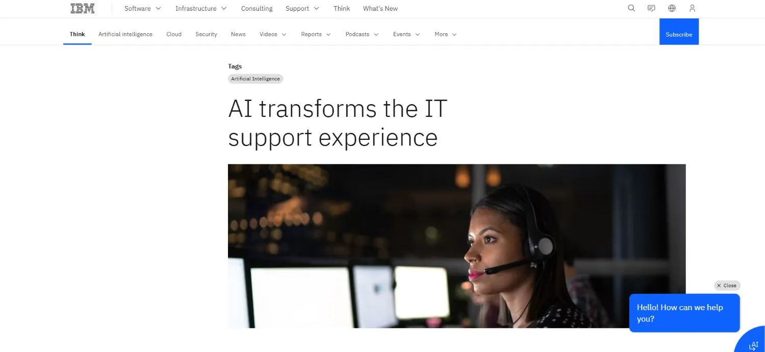 IT tech support use case