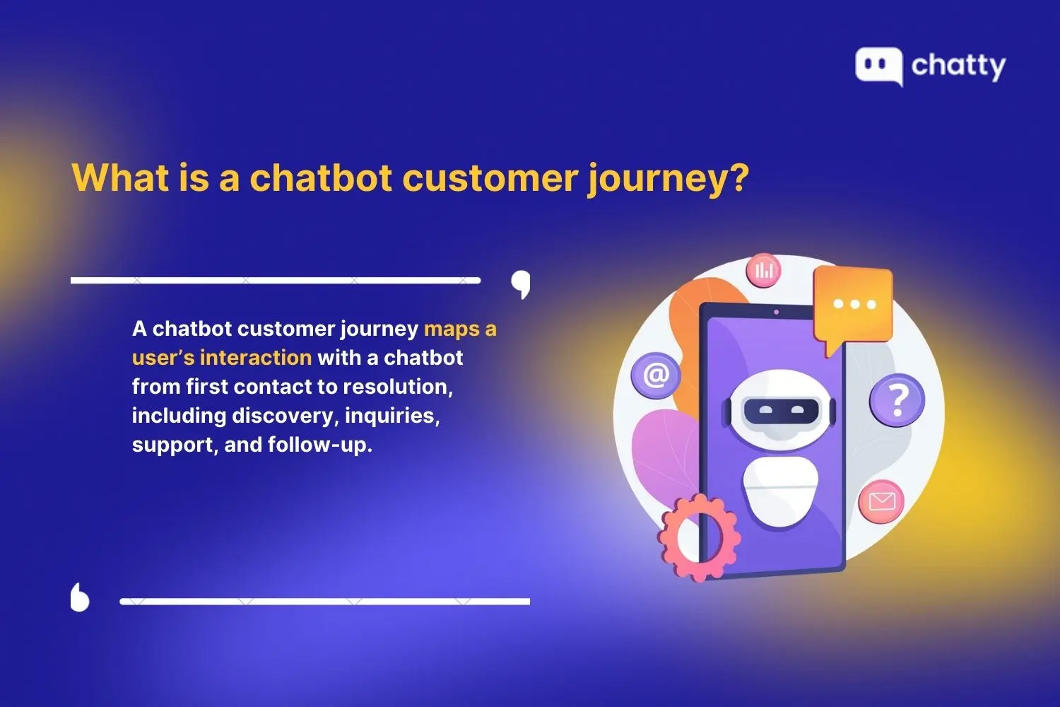 what is a chatbot customer journey