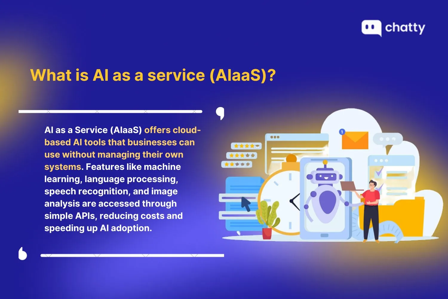 What is AI as a Service: cloud-based AI tools and APIs that businesses can use without building models from scratch