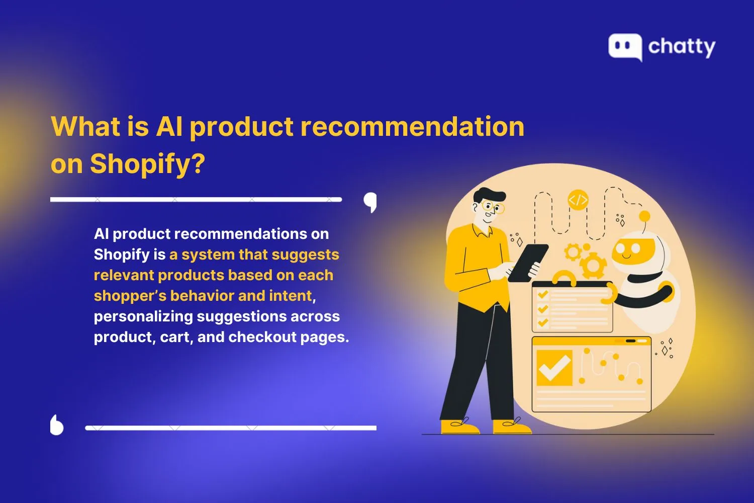 What is AI product recommendation on Shopify: using machine learning to suggest relevant products based on customer browsing and purchase behavior