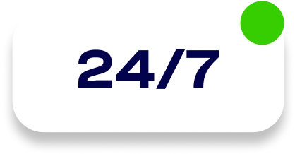 24/7 availability