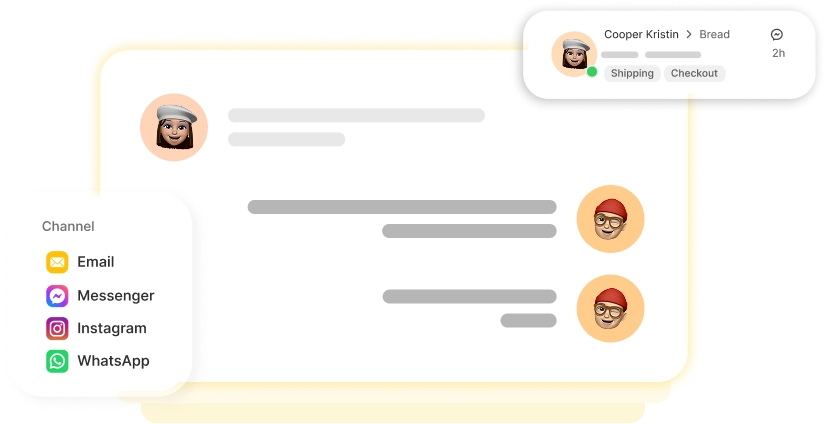 All channels in one Inbox