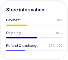 Store information stats