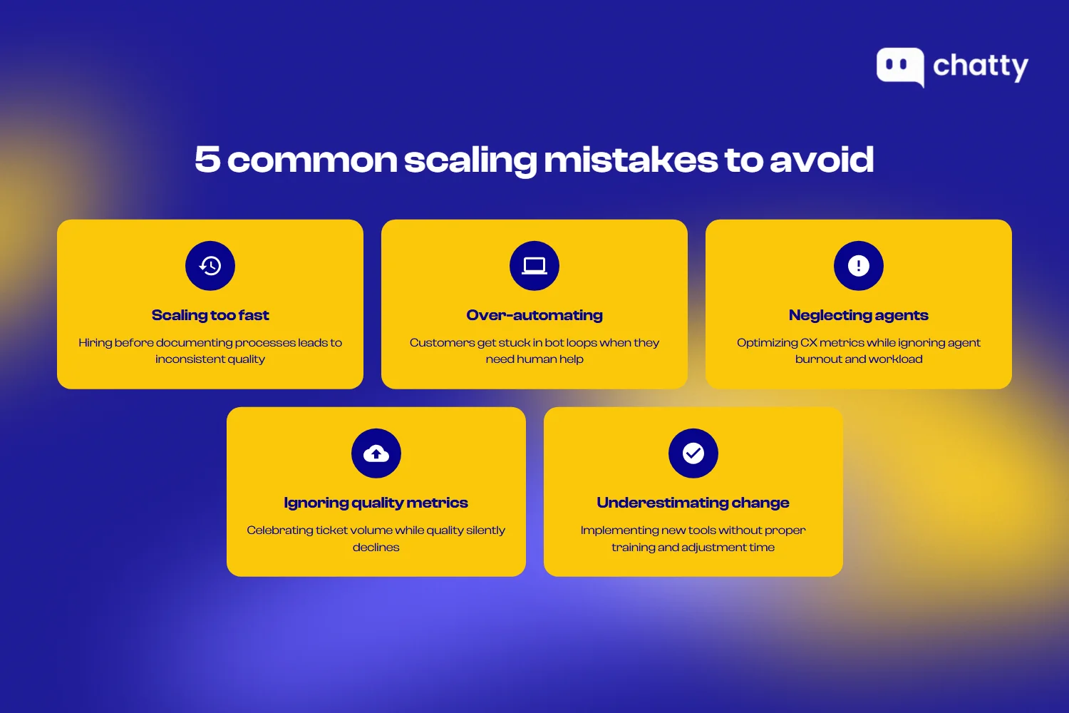 Five common scaling mistakes to avoid