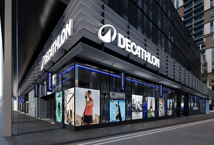 Decathlon case study results with Chatty AI chatbot showing 96.6% resolution rate, 9% chat-to-sales conversion, and €10,964 AI-attributed revenue
