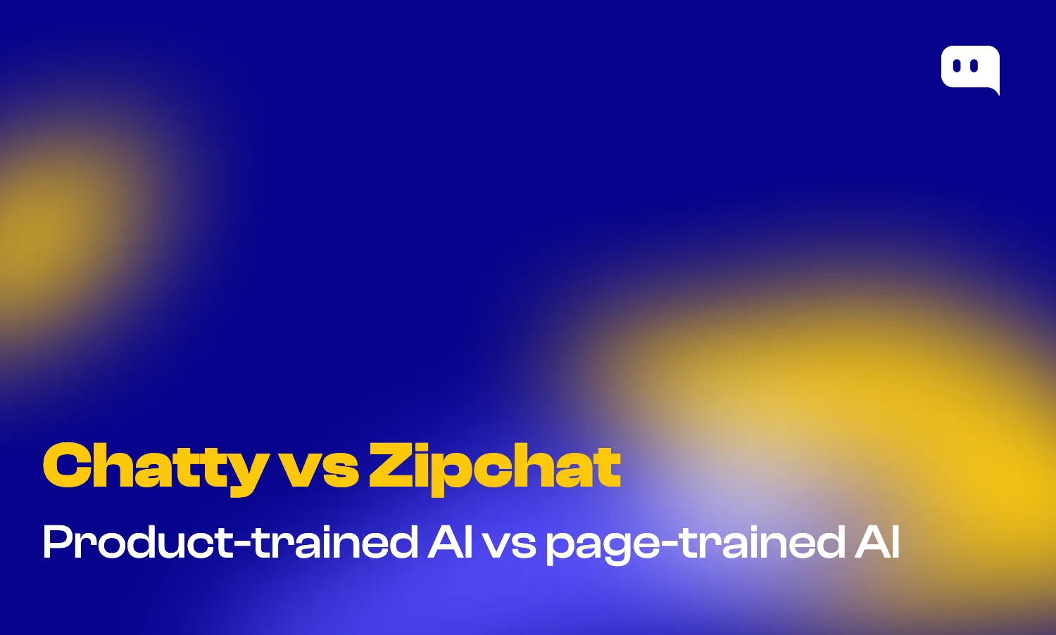 Chatty vs Zipchat, product-trained AI vs page-trained AI for Shopify merchants